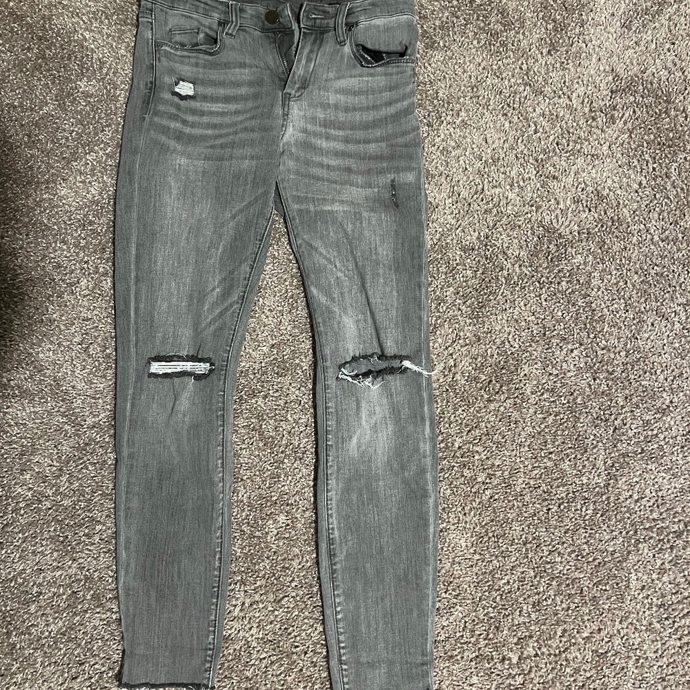 Gray Blank NYC Jeans